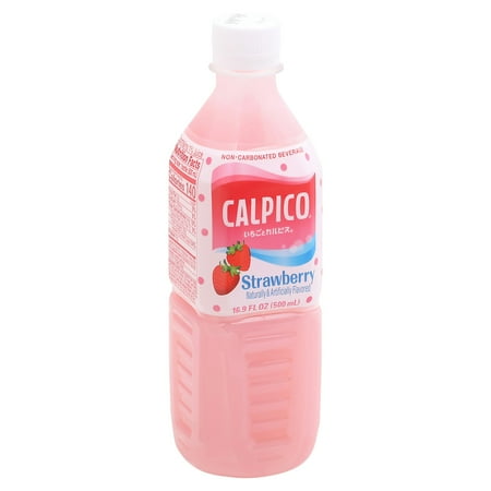 Calpico Strawberry Flavored Water 16.9 fl oz (Pack Of 12)