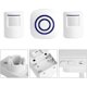 thumbnail image 5 of Timbre inalámbrico Sensor de movimiento Timbre de puerta eléctrico 36 Melodías Alarma de seguridad con transmisor y receptor para oficina en casa Hotel Tienda Tienda (2 + 1 UE) JFHHH pequeña, 5 of 5
