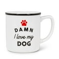 thumbnail image 1 of Ensemble de 1 Tasse Texte « Love My Dog », 1 of 1