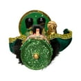 thumbnail image 3 of Kurt Adler 21.5" Leprechaun Holding an Gold Staff Christmas Nutcracker, 3 of 7