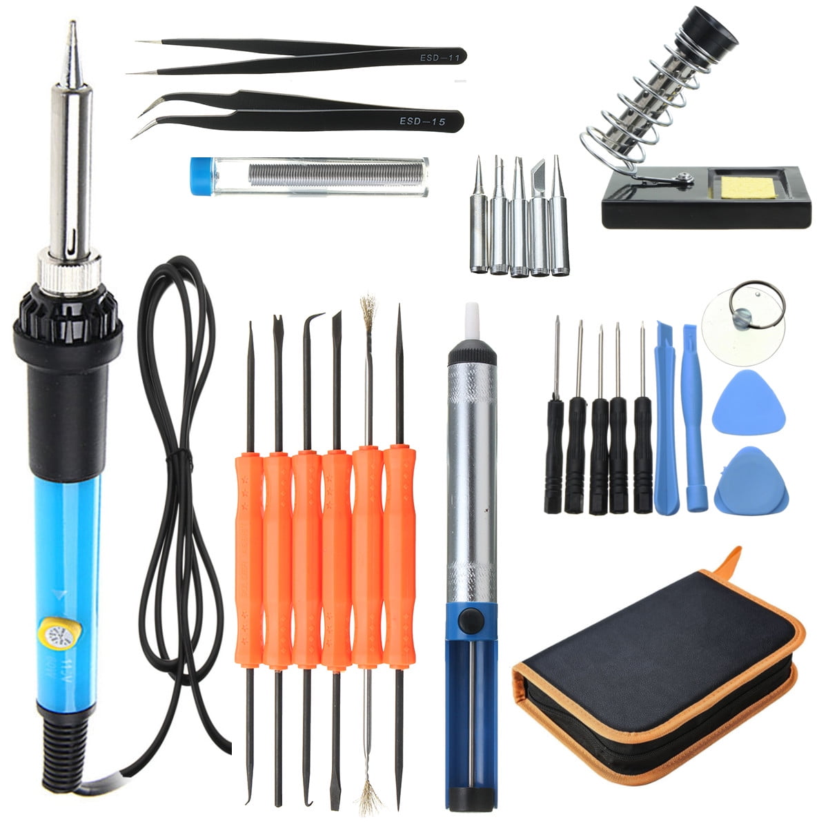 Electronics Soldering Iron Kit , 60W Adjustable ...