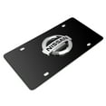 thumbnail image 3 of Nissan 3D Chrome Metal Logo Black Stainless Steel License Plate, 3 of 5