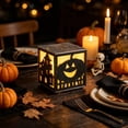 thumbnail image 4 of Kyusrd Led Candlelight Lamp for Halloween Decor,Wooden Ornament Decorations With LED Lights for Indoor Outdoor Party Home Garden Table Mantel Scary House Decor, 4 of 6