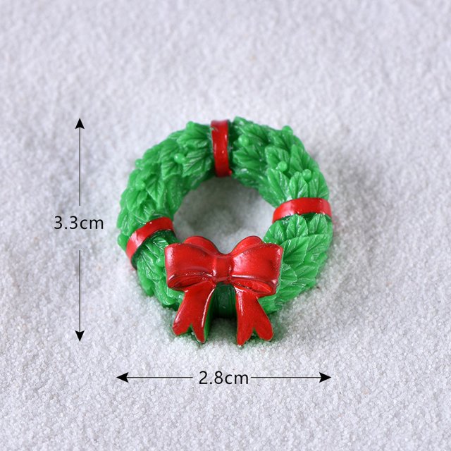 Mini decoración navideña para acuario, árbol de Papá Noel, muñeco de nieve, trineo, micropaisaje, bricolaje, adorno para jardín, hogar, pecera, regalo
