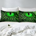 thumbnail image 4 of Green Dragon Eye King Sheet Set,Antique 3D Dragon Sheets Gothic Bed Sheets Set,Mythical Animal Bedding Set Artistic Fantasy Room Decor Aesthetic, 4 of 5
