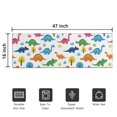 thumbnail image 5 of Dinosaur and Tree Pattern Door Rugs,Washable Non Slip Door Mats Indoor,Decorative Door Mats,Entry Mat Indoor for Entrance,Bedroom,Kitchen,Bathroom,16"x47", 5 of 6
