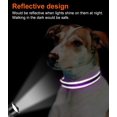 thumbnail image 4 of Collar reflectante para perros, ajustable, de nailon transpirable con acolchado de neopreno suave, para perros pequeños, medianos y grandes., 4 of 5