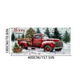 thumbnail image 2 of Extra Large Christmas Garage Door Banner Hanging Holiday Wall Background Outdoor Festive Season Front Entrance, 2 of 7