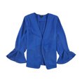 thumbnail image 1 of Alfani - Chaqueta con mangas aleteadas para mujer, azul, XS, 1 of 1