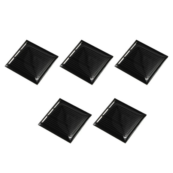 Mini Solar Panel Cell 1.5V 60mA 0.09W 30mm x 30mm for DIY Project Pack of 10