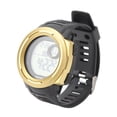 thumbnail image 2 of Reloj deportivo digital para hombre, reloj electrónico para deportes al aire libre, resistente a los golpes, 50 m, correa de goma impermeable, pantalla grande, dorado YUNYI BRAND  Deportes, 2 of 8