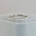 thumbnail image 4 of 0.18ct Half Eternity Wedding Band Stack Promise Ring Diamond Simulated 925 Sterling Silver Anniversary Ring SKU:00200, 4 of 5