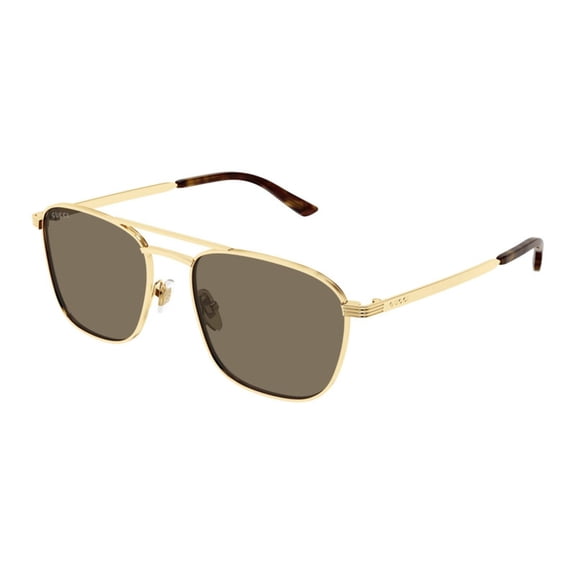 Gucci GG1881S 002 54mm Square Sunglasses Men's Gold