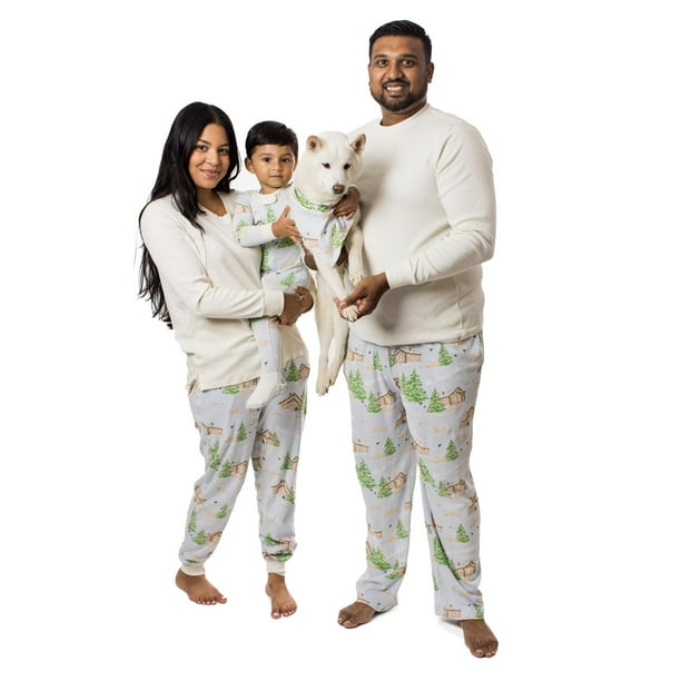 Pijamas Navideñas Familiares de Algodón Orgánico para Bebés de Burt's Bees