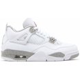 thumbnail image 1 of Ni - ke Size 7.5 - Jordan 4 Retro Mid White Oreo, 1 of 5
