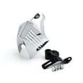 thumbnail image 1 of Krator Harley Davidson Motorcycle Chrome Big Twins Horn Cover Compatible with Stock Cowbell Horns (1992-2013), 1 of 6