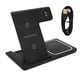 thumbnail image 1 of Cargador inalámbrico Estación de carga inalámbrica 3 en 1 para iPhone 13 12 11 XS XR XS X 8 Plus Relojes Auriculares Negro, 1 of 5