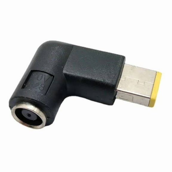 DC7.9x5.5mm to Square Port Power Adapter Female to Male Charging Converter Connector for Laptops Power Supply