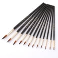 thumbnail image 5 of SPRING PARK 12Pcs/Set Professional Artist Paint Brush Acrylic Watercolor Oil Painting Tool, 5 of 6