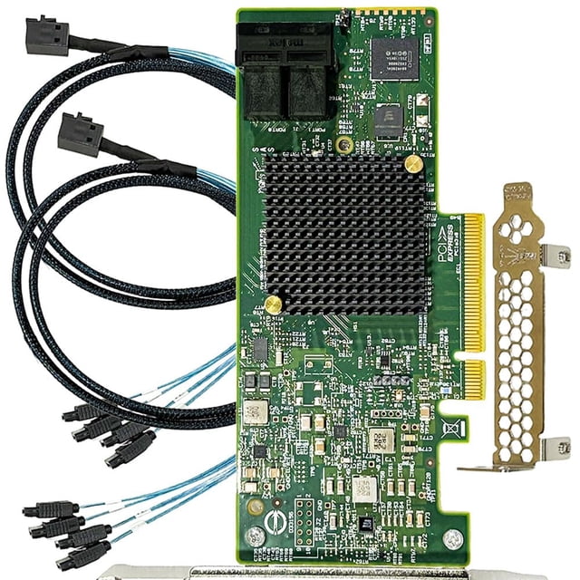 Tarjeta HBA SAS compatible con LSI 9300-8i IT Mode 12 Gbps