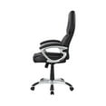 thumbnail image 4 of Bruce Adjustable Height Office Chair Black and Silver, 4 of 8