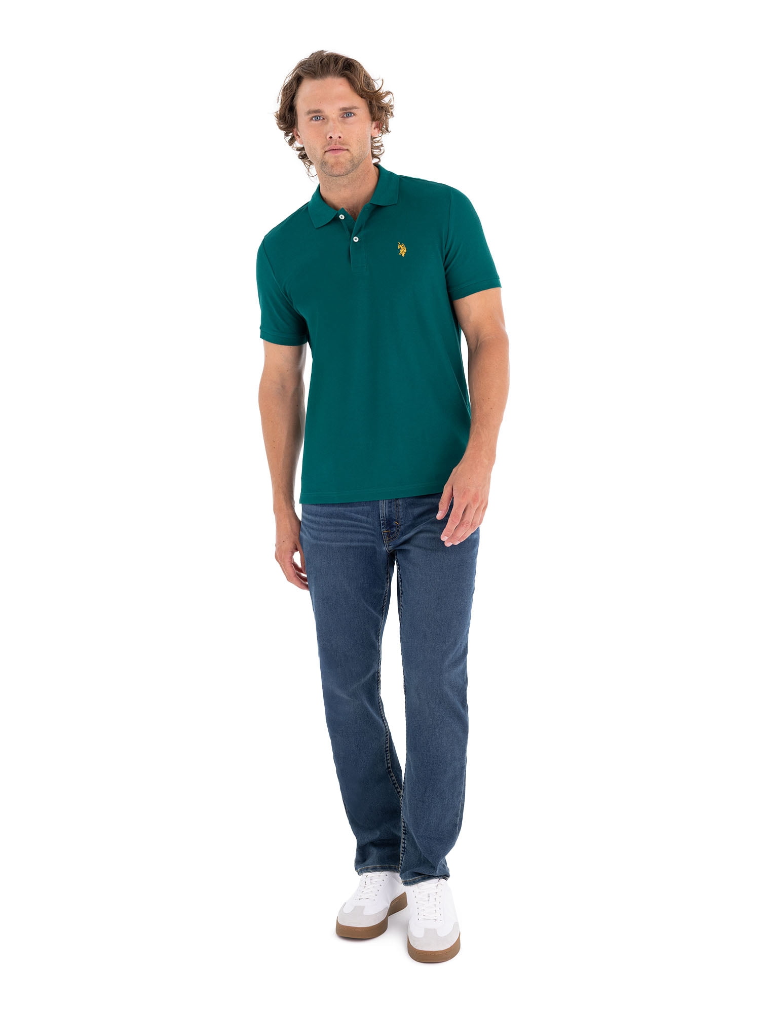 U.S. Polo Assn. Men's Performance Pique Polo Shirt