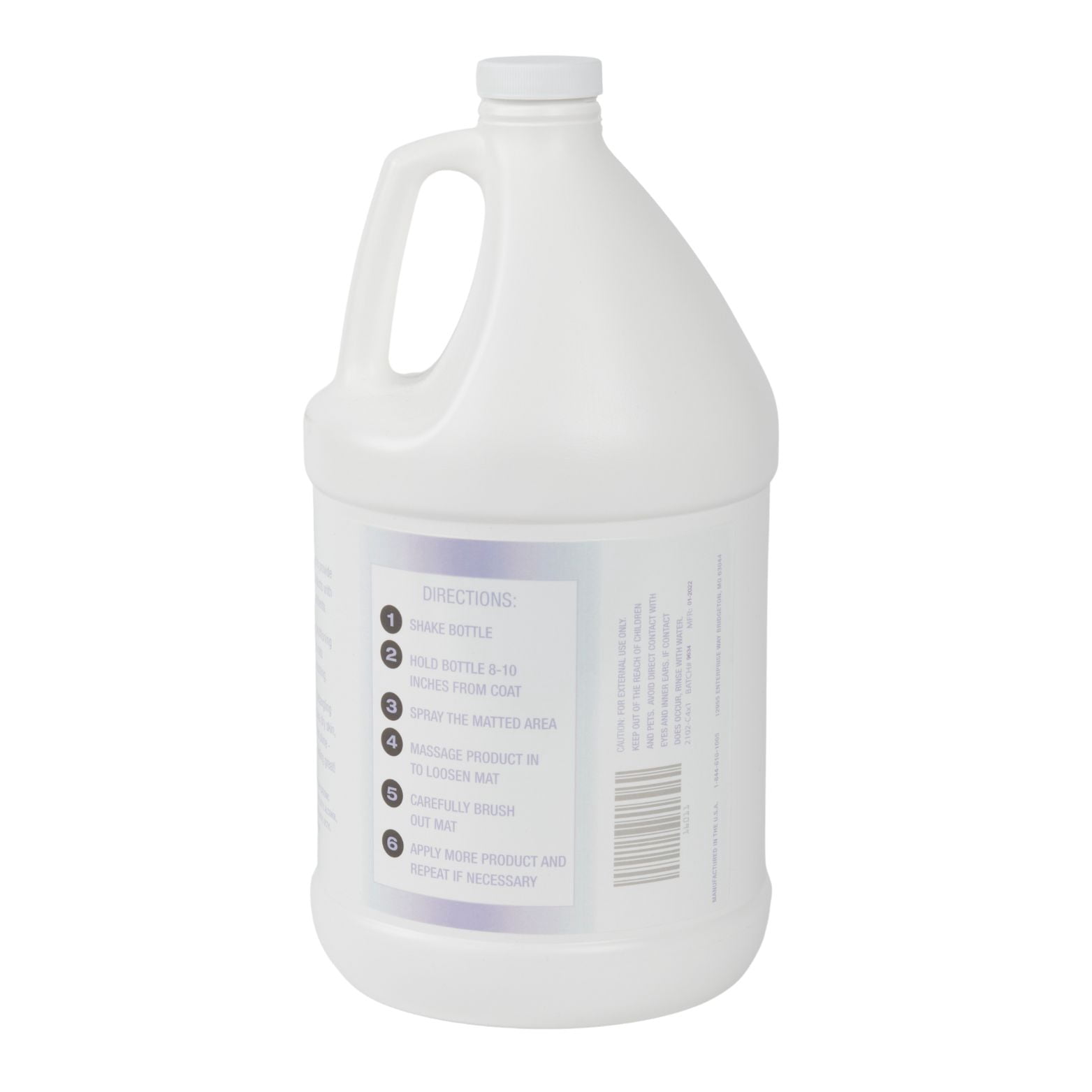 Groomer Essentials Detangling Spray - 1 Gallon - Soothing Lavender Fragrance - Perfect For All Coat Types - Can Be Used On Dogs And Cats 12 Weeks And Older
