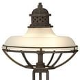 thumbnail image 3 of Franklin Iron Works Western Table Lamp with USB Charging Port 26.5" High Rust Bronze Metal Open Cage Half-Dome Glass Shade Living Room House, 3 of 9