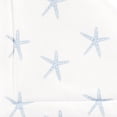 thumbnail image 5 of Lush Decor Narwhal Starfish Reversible Soft & P Oversized Blanket Blue/Gray Single 36X50, 5 of 6