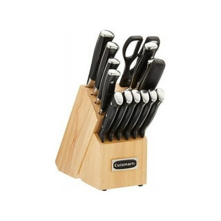 Cuisinart 10-pc. Black Cutlery Set with Stainless Steel End Caps & Blade Guards