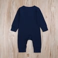 thumbnail image 5 of Newborn Baby Solid Color Jumpsuit Spring and Autumn Long-Sleeved Clothes Set Girls Boys Cotton Jumpsuit 0-24M, 5 of 8