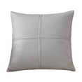 thumbnail image 2 of Faux Leather Throw Pillow Covers 17.7 x 17.7 Inches, Leather Pillow Cover, Hand Stitched Leather Decorative Pillow Cover for Couch Sofa Bed Living Room Home Garden, 2 of 9
