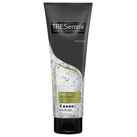 TRESemmÃ© TRES TWO Hair Gel, Extra Hold 9 oz (Best Hair Gel For Curly Frizzy Hair)