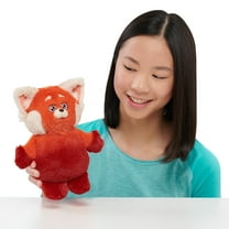 Disney and Pixar Turning Red Small 8-inch Plushie Stuffed Animal Red Panda Mei, Kids Toys for Ages 3 up