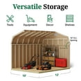 thumbnail image 5 of Little Cottage Co. 10x12 Classic Gambrel Barn with 6 ft. Sidewalls, Outdoor Wood Storage Shed Do-It-Yourself Precut Kit, 5 of 13