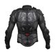 thumbnail image 3 of Chamarra de Protección Motocicleta SULAITE Negra Armadura Cuerpo para Motocross 3XL, 3 of 4