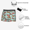 thumbnail image 3 of Honeii Dachshund Christmas Play Print Mens Boxer Briefs Breathable,Boxer Brief for Men, Moisture-Wicking Underwear-Small, 3 of 5
