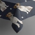 thumbnail image 2 of Jack Russell Terrier Rectangle Tablecloth 60"x120",Waterproof Polyester Rectangle Table Cloth, Wipeable Spillproof Polyester Tablecloth for Dining, Camping, Indoor and Outdoor, 2 of 6
