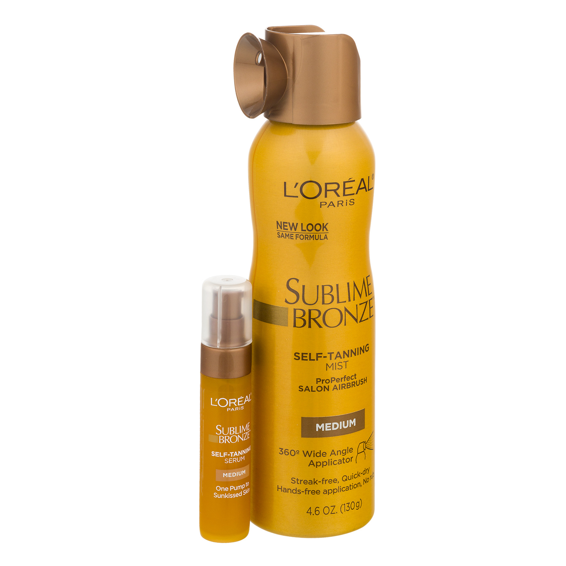 L'Oreal Paris Sublime Bronze Self-Tanning Mist Medium, 4.6 OZ