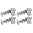 thumbnail image 4 of Anchor Connector, Carbon Steel Galvanized Easy Installation 4Pcs High Hardness Durable  Concealment M4 Thread Fittings  for  Built in Connection, 4 of 8
