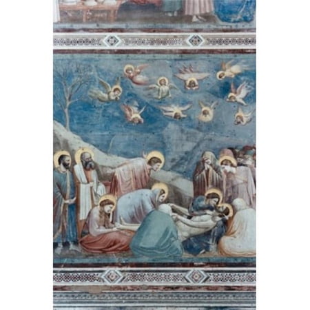 Deposition of Christ the 1304-1305 Giotto Ca1266-1337 Italian Fresco Capella Scrovegni Padua Italy Poster Print - 18 x 24 in.