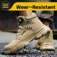 thumbnail image 3 of CHICVOMEY Steel Toe Shoes for Men Waterproof Lightweight Work Boots for Men Work shoes Puncture-Proof Industrial-Grade Non-Slip Steel Toe Boots, 3 of 9