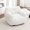 White, variant on Bean Bag Chair for Adults,Teddy Bean Bag Chair with Backrest,Armrest,Side Pocket,Stuffed Comfy Lazy Floor Sofa wih Handle for Living Room,Bedroom,Dorm,Apartment
