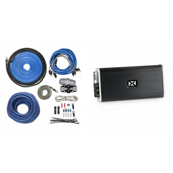 NVX VADM4 400W RMS 4-Channel Car/Marine/Powersports Amplifier   NVX XKIT84 8 Gauge Amp Kit