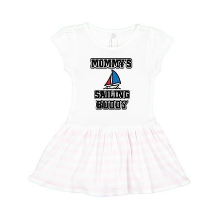 

Inktastic Mommy Sailing Buddy Sailboat Gift Toddler Girl Dress