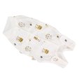 thumbnail image 3 of Cat Recovery Suit Cotton Breathable Recovery Suit Body Wrap for Cats and Dogs Little Animals Tiger M, 3 of 6
