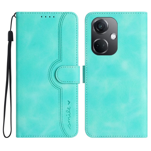 Compatible with OnePlus Nord CE3 Case Premium PU Leather Wallet with Built-in Magnet Cover