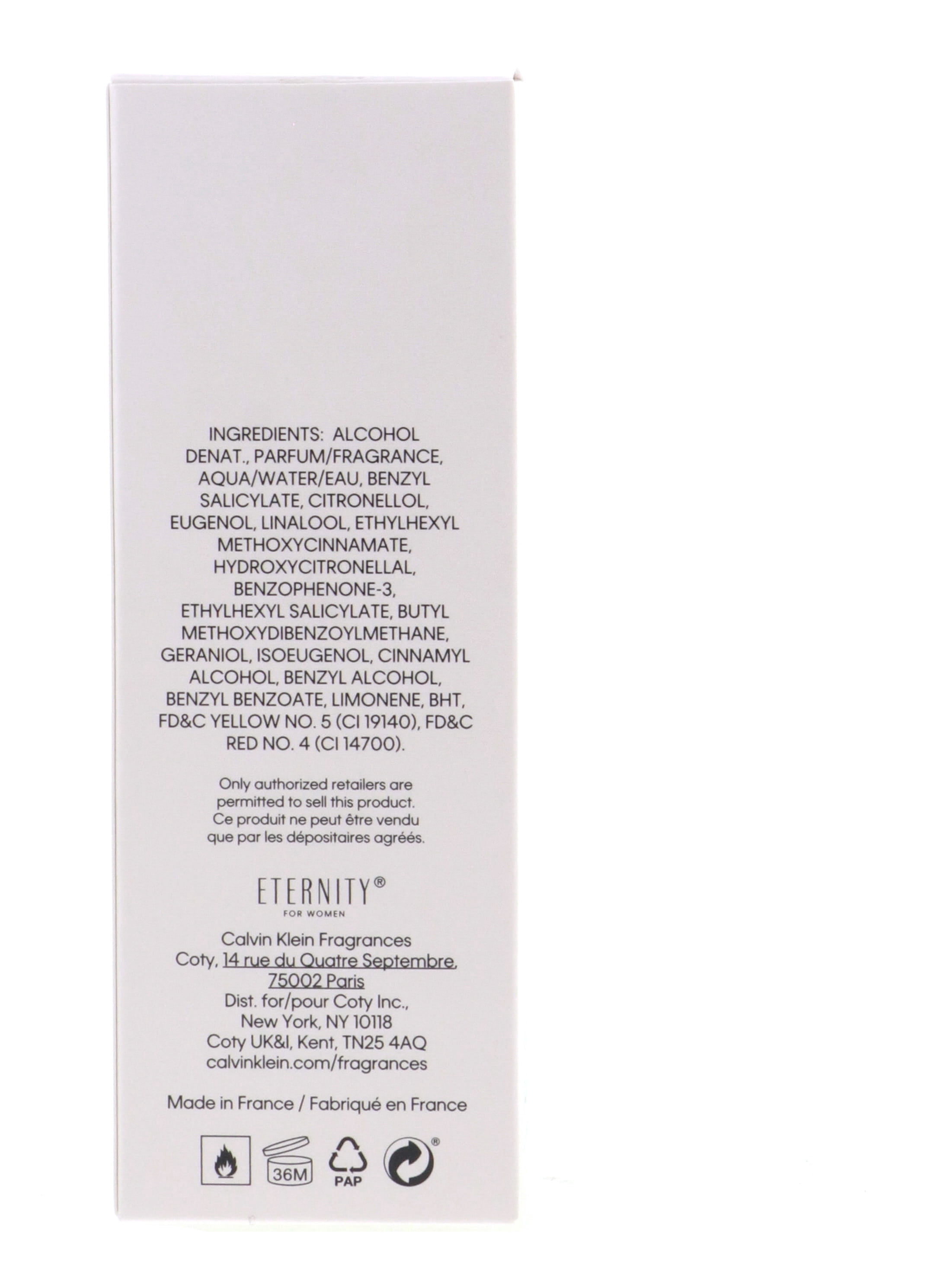 Calvin Klein Eternity Eau de Parfum for Women, 1.7 oz (50 ml) Spray, Floral Fragrance