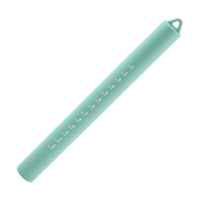 Non-Stick Silicone-Coated Stainless Steel Rolling Pin for Dumpling Wrappers, Bread & Pastries – Export-Quality Baking Tool with Durable Core, Easy Cleanup & Versatile Use (Nordic Green)