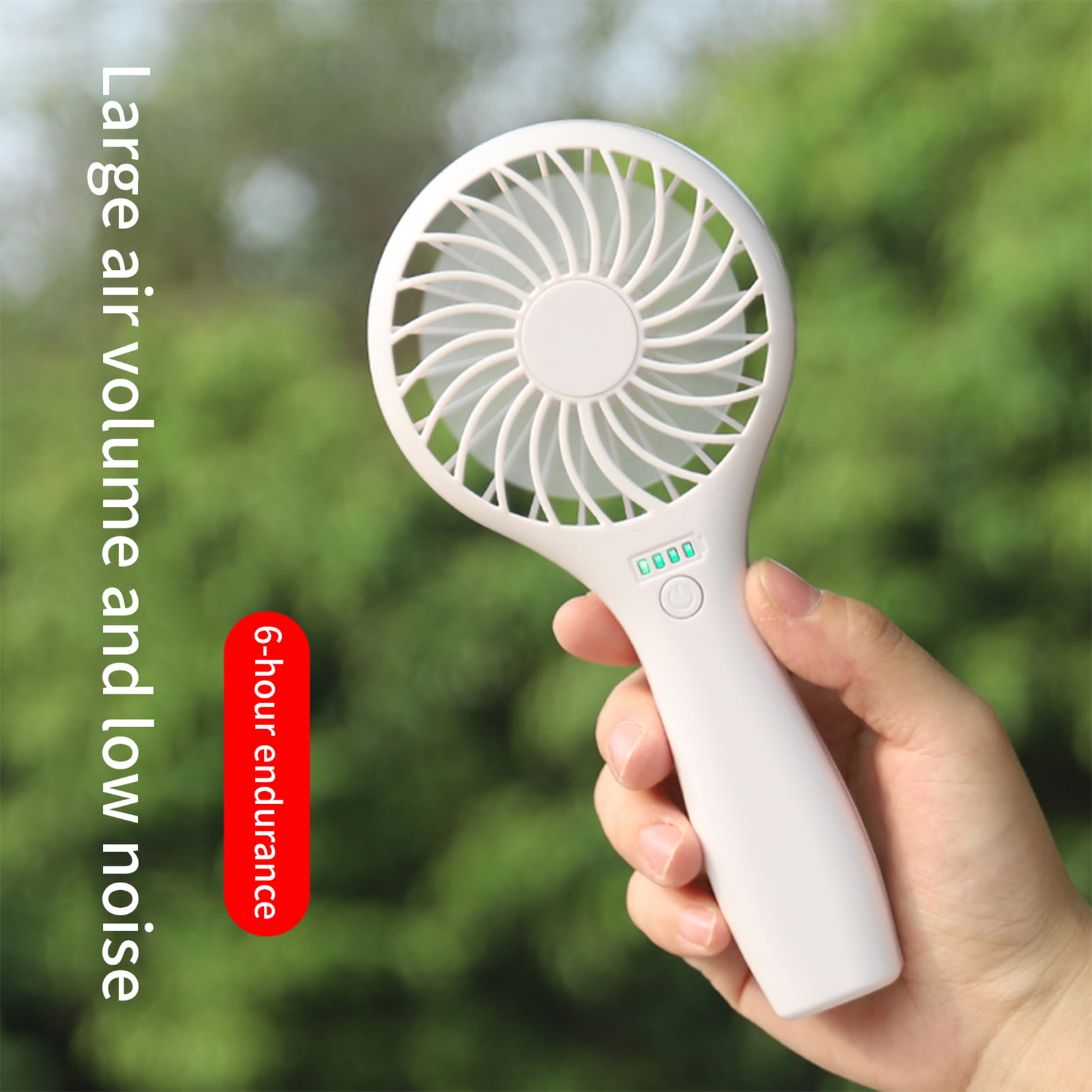 Mini Portable Handheld Cooling Fan Mute Air Cooler Conditioner USB Rechargeable 